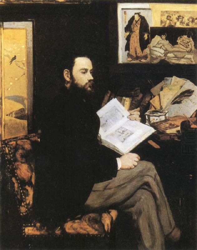 Portrait of Emaile Zola, Edouard Manet